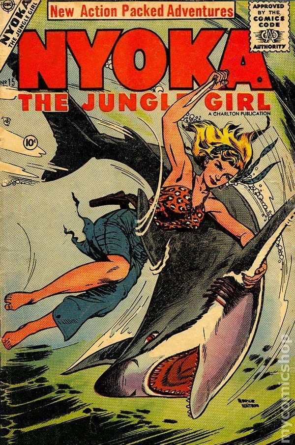 Nyoka the Jungle Girl Nyoka The Jungle Girl 1955 Charlton comic books