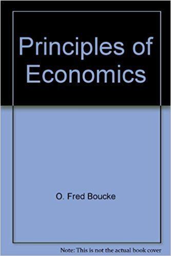 O. Fred Boucke Principles of economics O Fred Boucke Amazoncom Books