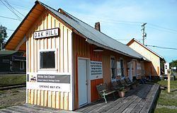 Oak Hill Railroad Depot httpsuploadwikimediaorgwikipediacommonsthu