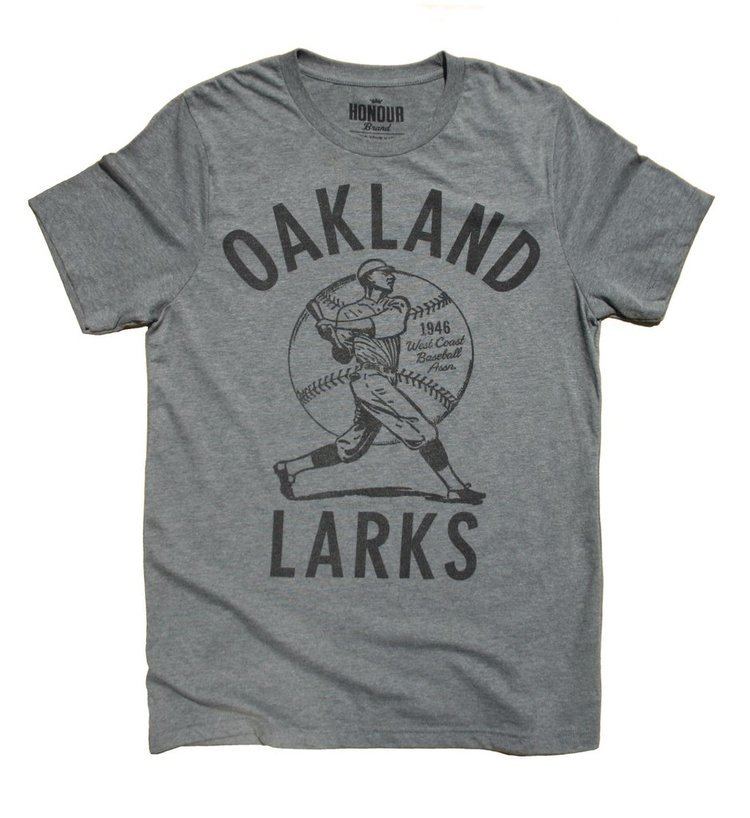 Oakland Larks Oakland Larks Baseball TShirt Vintage Inspired California Apparel