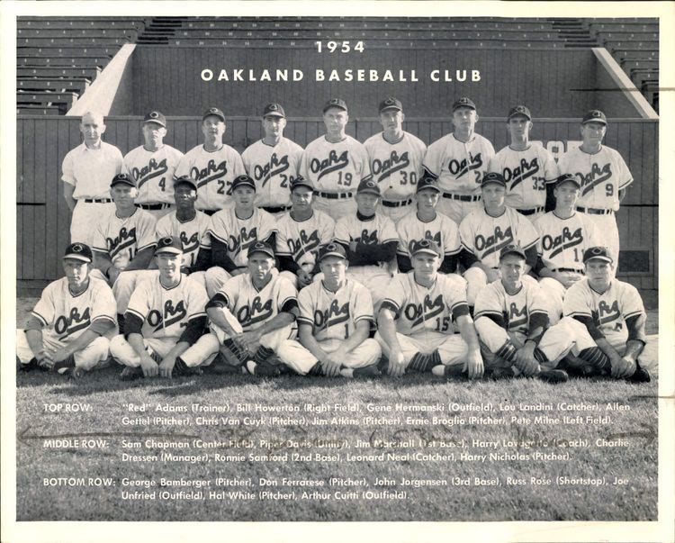 Oakland Oaks (PCL) Lot Detail 195463 Oakland Oaks Oklahoma City 89ers Team