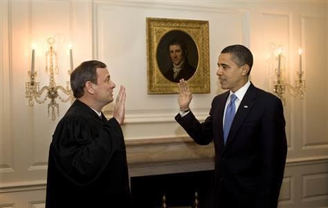 Oath Doover Obama retakes oath of office politics White House NBC