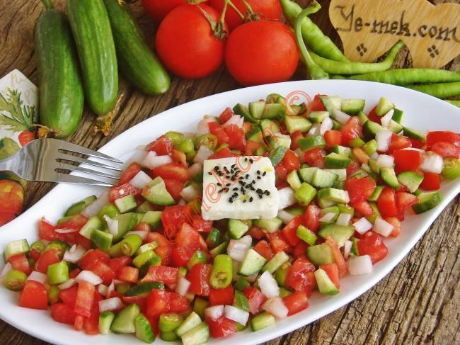 Çoban salatası oban Salatas Tarifi Resimli Anlatm Yemek Tarifleri