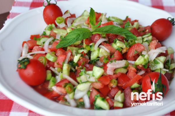 Çoban salatası oban Salata Tarifi Nefis Yemek Tarifleri
