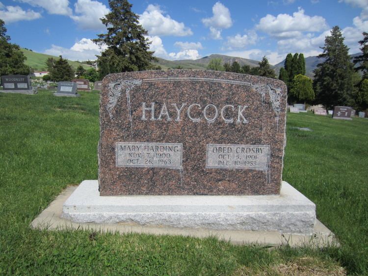 Obed Crosby Haycock Obed Crosby Haycock 1901 1983 Find A Grave Memorial