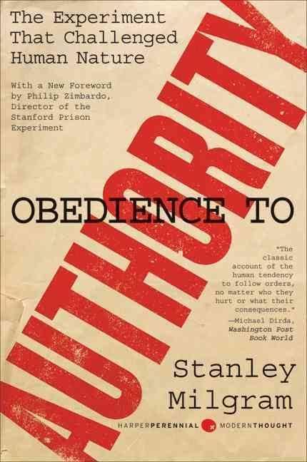 Obedience to Authority: An Experimental View t2gstaticcomimagesqtbnANd9GcTjOkphVHVsNUDaRV