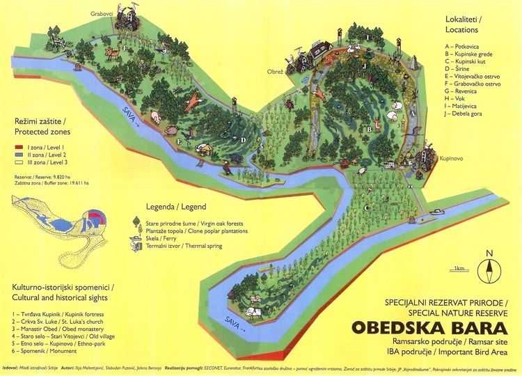 Obedska bara Village of Obresch in Syrmia