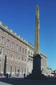 Obelisk at Slottsbacken