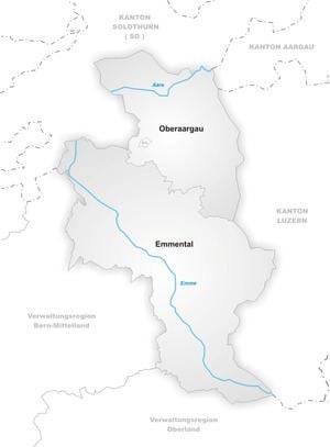 Oberaargau EmmentalOberaargau region aministrativa Wikipedia
