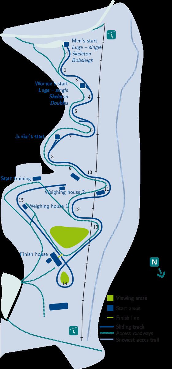 Oberhof bobsleigh, luge, and skeleton track