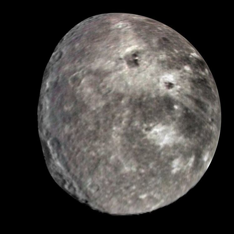 Oberon (moon) BW Color Prints Science On a Sphere Datasets