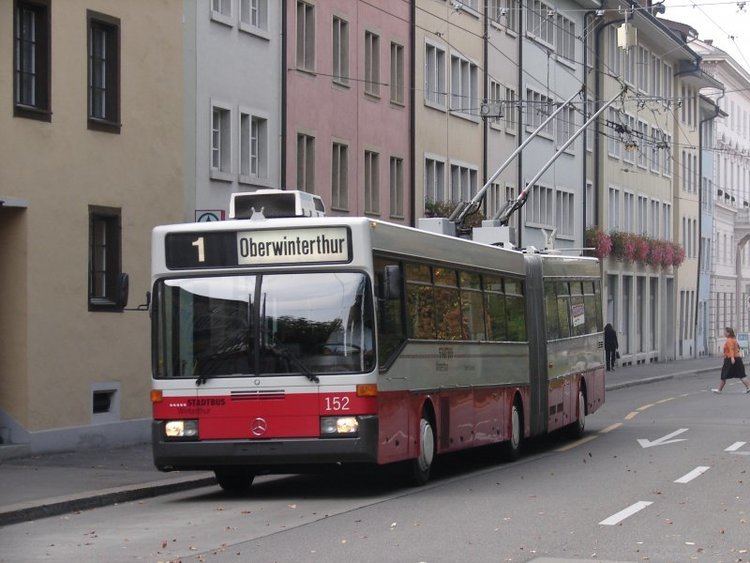 Oberwinterthur Die Linie 1 nach Oberwinterthur Ein MB 405 GTZ Busbildde