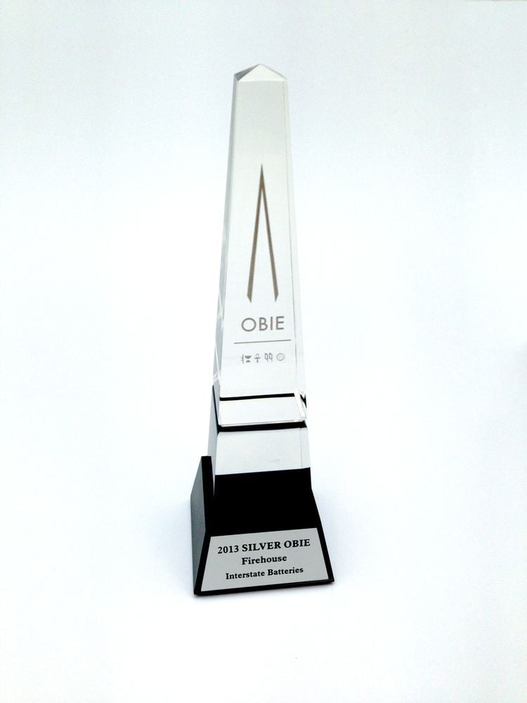 Obie Award OH BOY AN OBIE The Furnace Firehouse39s Blog