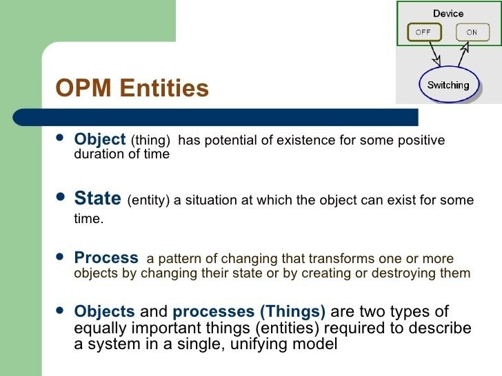 Object Process Methodology Object Process Methodology