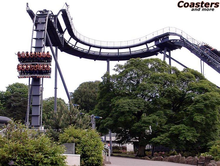 Oblivion (roller coaster) Coastersandmorecom Roller coaster magazine Oblivion BampM Diving