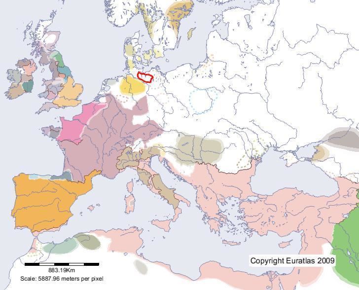 Obotrites Euratlas Periodis Web Map of Obotrites in Year 600