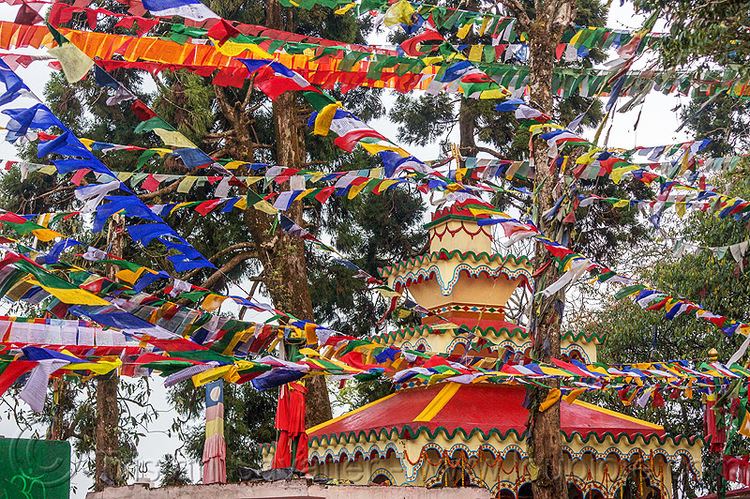 Observatory Hill, Darjeeling tibetan prayer flags observatory hill darjeeling