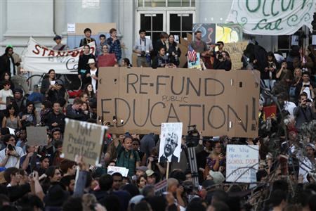 Occupy Cal Berkeley protesters pitch tents defying authorities Reuters