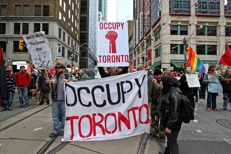 Occupy Toronto Scene Occupy Toronto39s March to City Hall