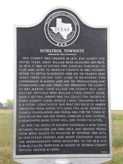 Ochiltree County, Texas wwwtexasescapescomTexasPanhandleTownsOchiltree