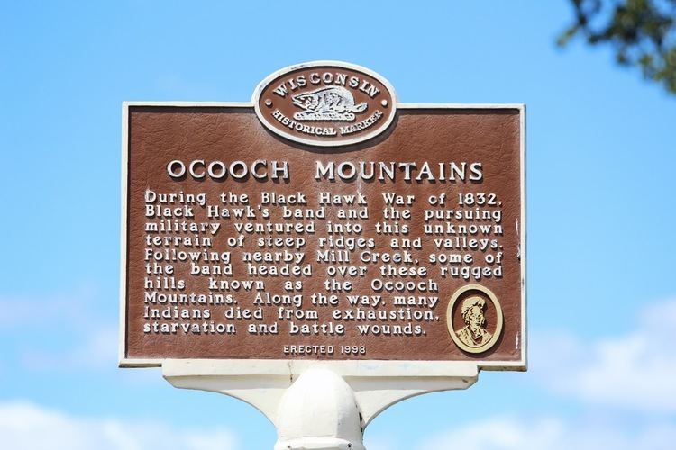 Ocooch Mountains Wisconsin Historical Markers Marker 402 Ocooch Mountains