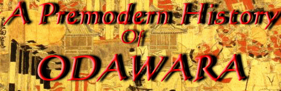 Odawara in the past, History of Odawara