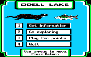 Odell Lake (video game) Play Odell Lake Online APPLEII Game Rom Apple II Emulation on
