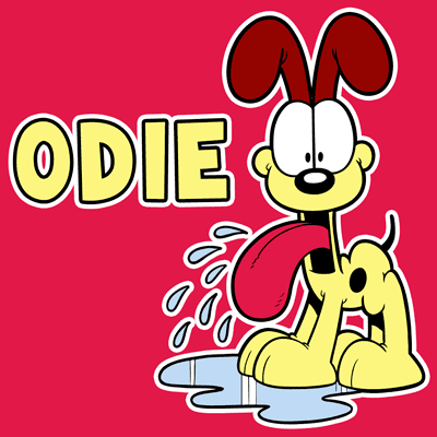 Odie How to Draw Odie from The Garfield Show with Easy Step by Step