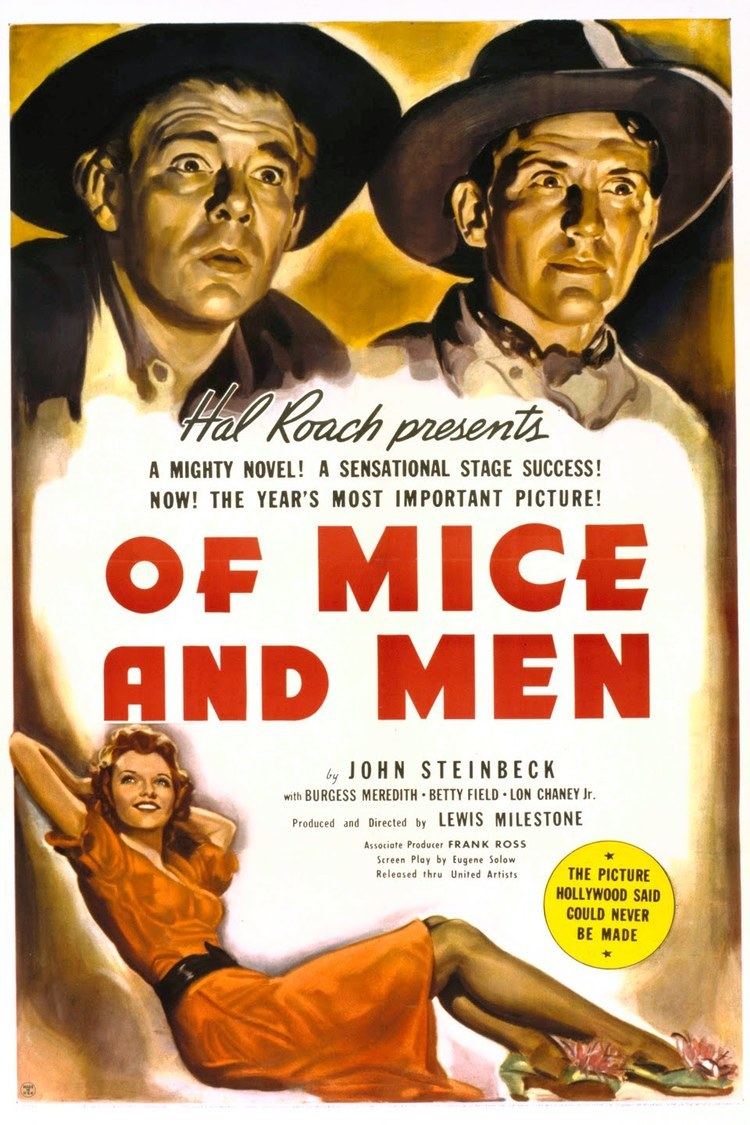 Of Mice and Men (1939 film) wwwgstaticcomtvthumbmovieposters43765p43765