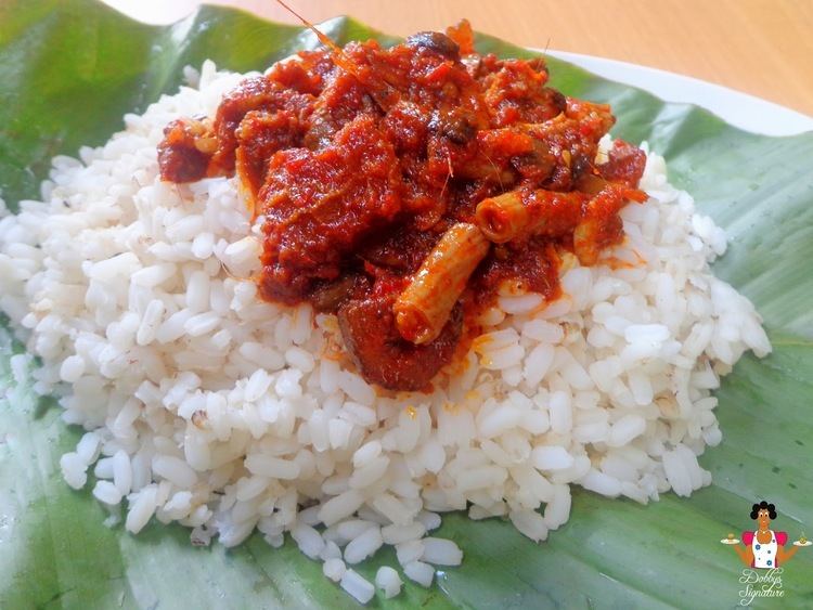 Ofada rice Dobby39s SignatureNigerian Food Nigerian Recipes How to Cook