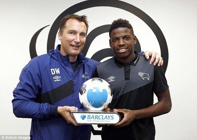 Offrande Zanzala Offrande Zanzala picks up the Barclays U21 Player of the Month award