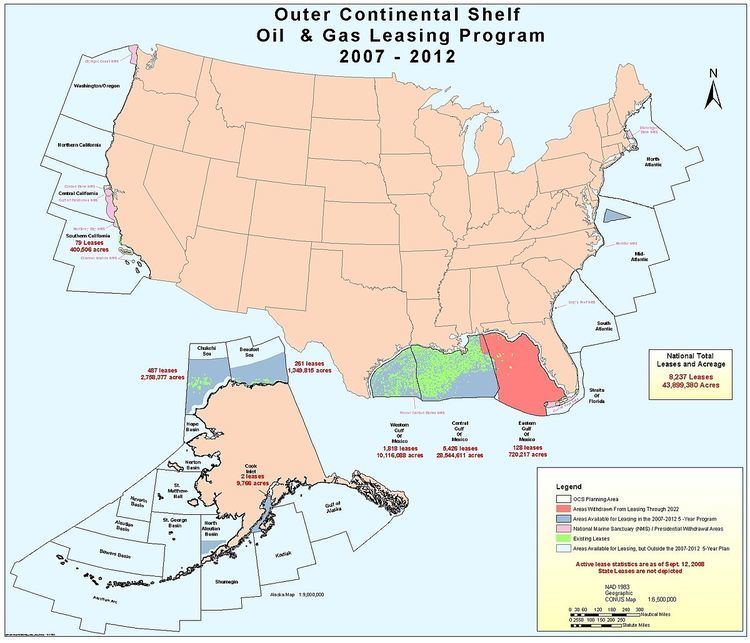 Offshore oil and gas in the United States