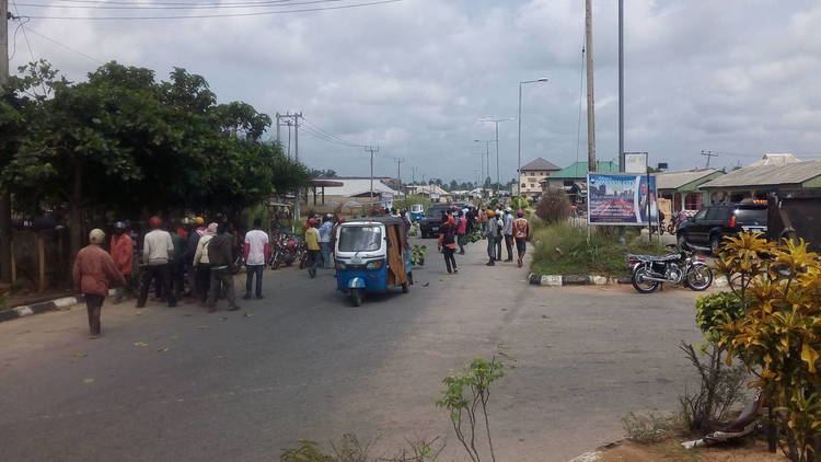 Oghara Hundreds Of Delta Okada Riders Protest Police Extortion Shut Down