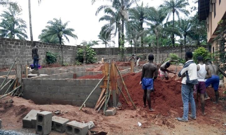 Ogidi, Anambra Construction Of Two Unit Semi Detached Two Bedroom Flat Ogidi