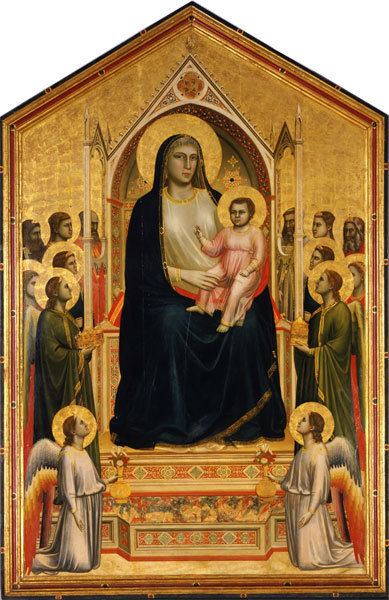 Ognissanti Madonna Ognissanti Madonna by Giotto at Uffizi Gallery in Florence