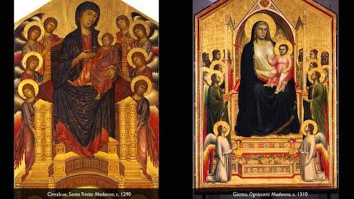 Ognissanti Madonna Cimabue Santa Trinita Madonna amp Giotto39s Ognissanti Madonna video