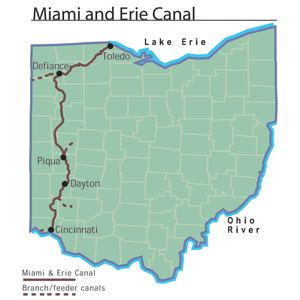 Ohio and Erie Canal Miami and Erie Canal Ohio History Central