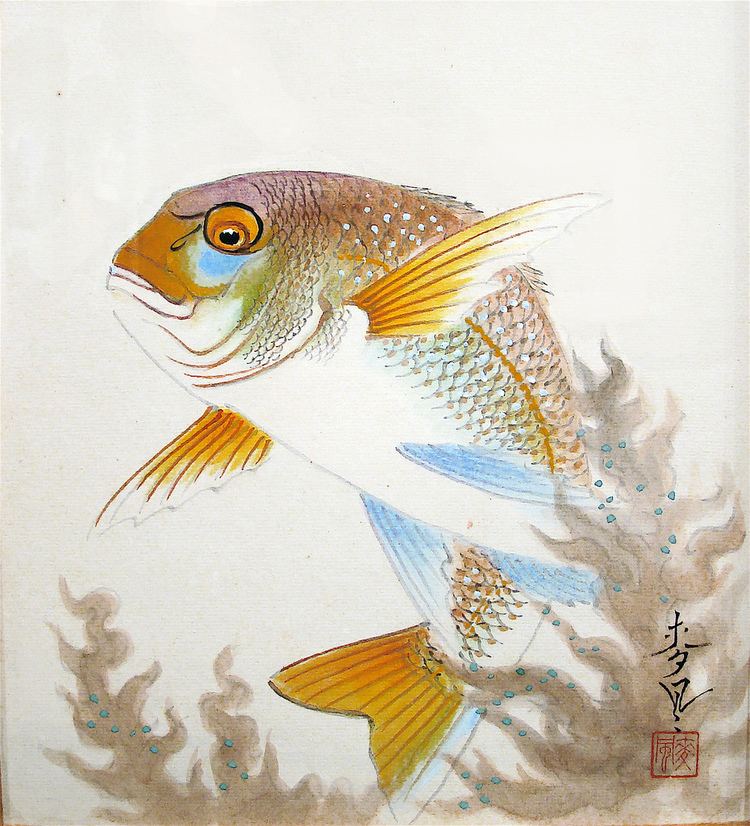 Ohno Bakufu Ohno Bakufu goldfish painting Flickr Photo Sharing