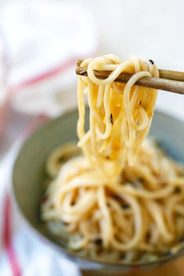 Oil noodles Scallion Oil Noodles Easy Delicious Recipes
