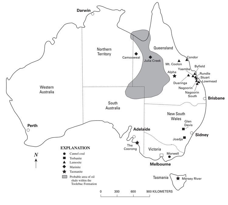 Oil shale in Australia