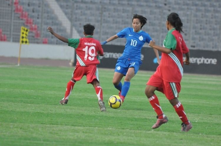 Oinam Bembem Devi Woman footballers Oinam Bembem Devi Bala Devi and