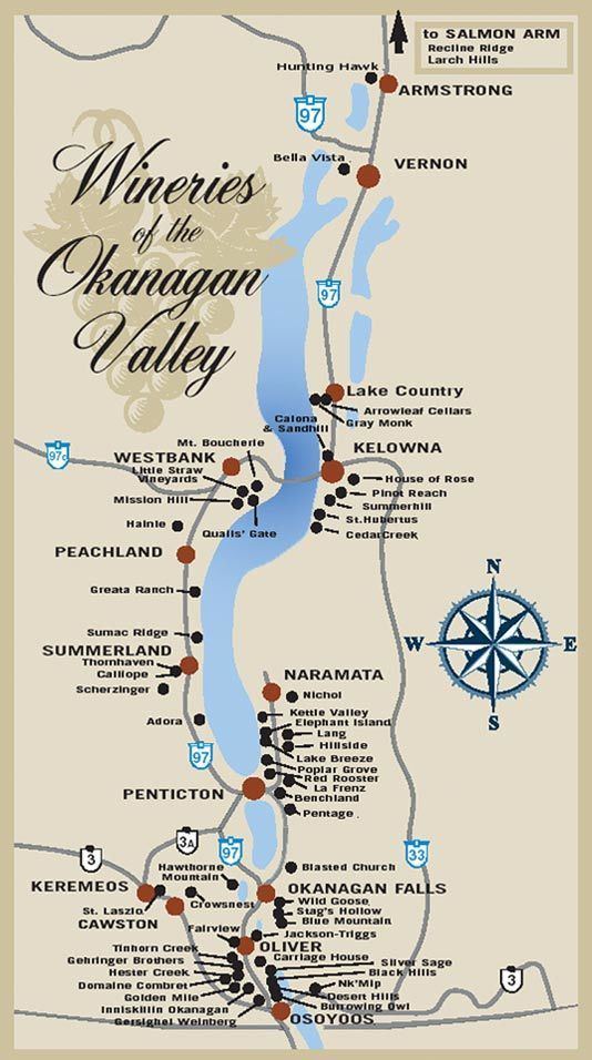 Okanagan Valley (wine region) Wine Tasting Tours Kelowna Best Wine Tours Kelowna