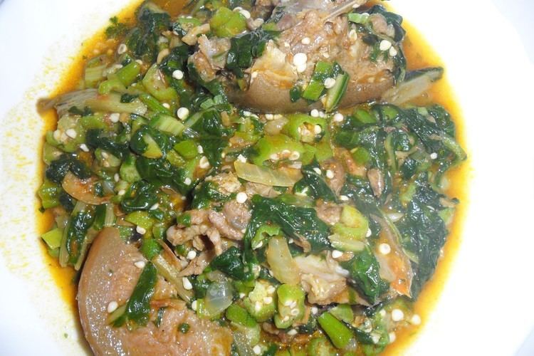 Okra soup How To Cook Nigerian okra Soup YouTube