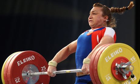 Oksana Slivenko Russian favourite Oksana Slivenko out of weightlifting at