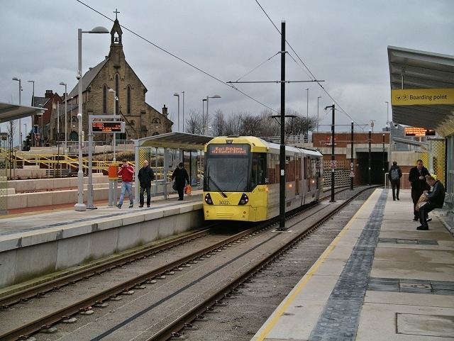 Oldham King Street tram stop
