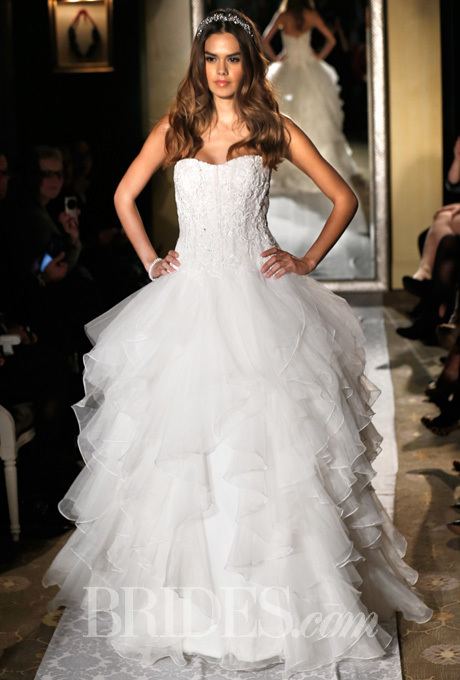 Oleg Cassini Oleg Cassini Wedding Dresses Spring 2015 Bridal Runway