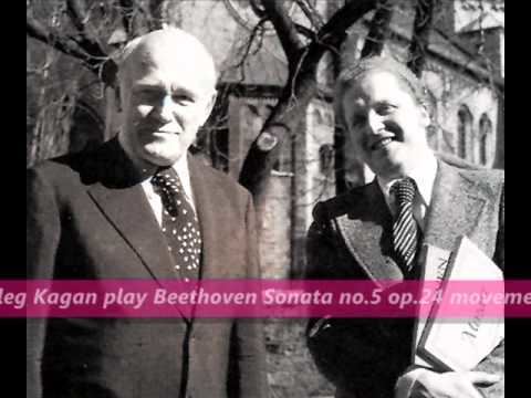 Oleg Kagan Sviatoslav Richter Oleg Kagan play Beethoven Sonata no5 op24