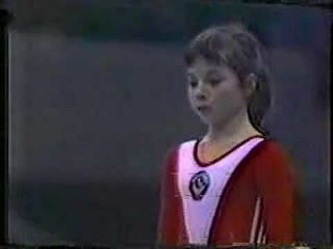 Olga Bicherova Olga Bicherova 1981 Worlds AA Vault 1 YouTube