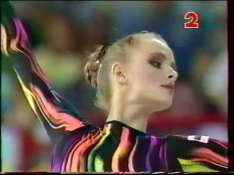 Olga Gontar Olga GONTAR BLR clubs 1994 Paris worlds EF YouTube