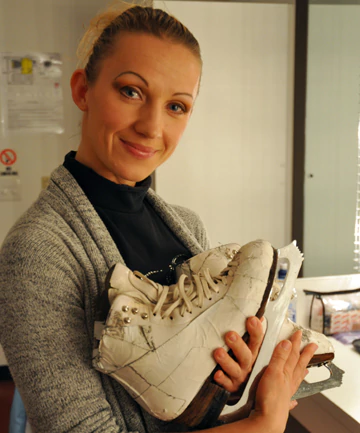 Olga Sharutenko Ice skater insists on dressing for comfort Stuffconz